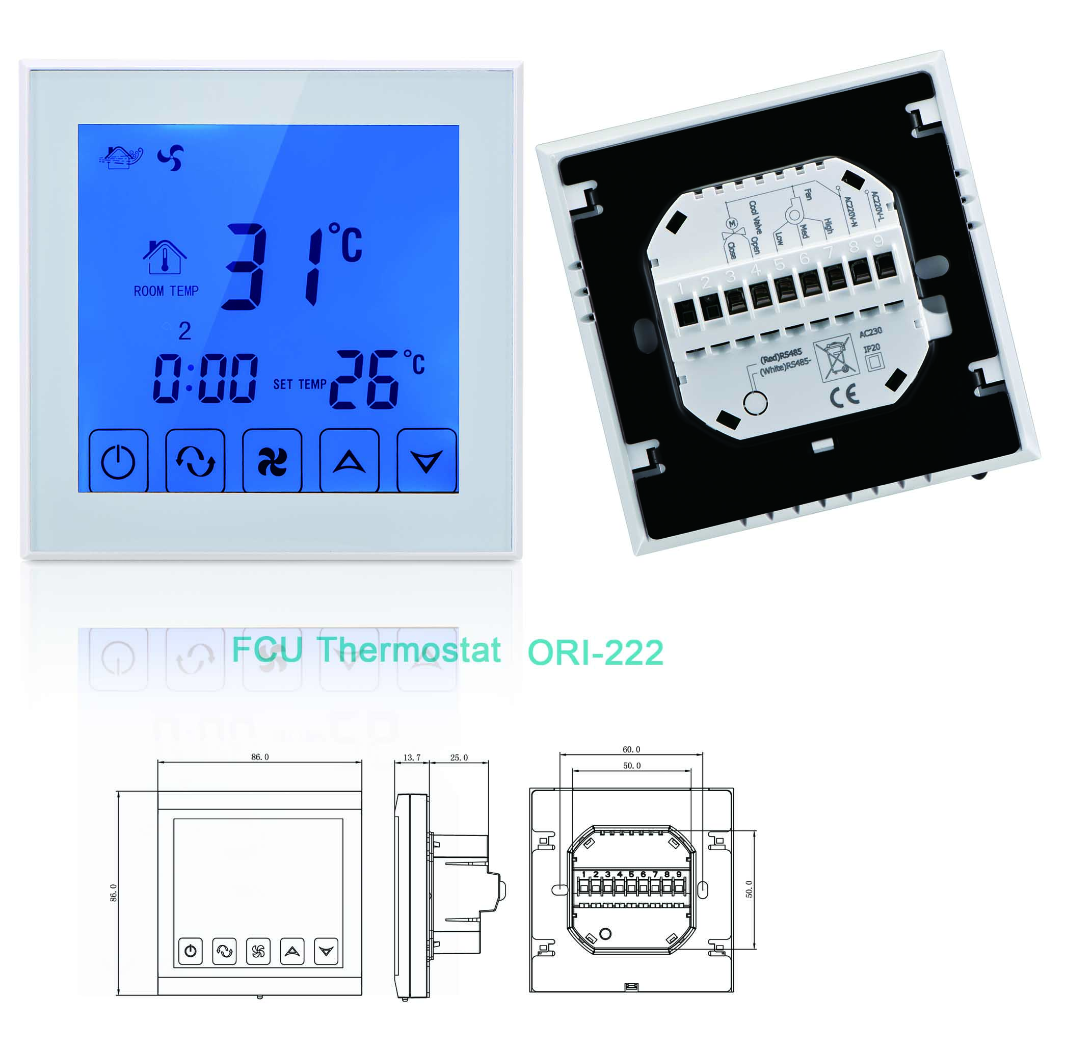 FCU Thermostat ORI-222